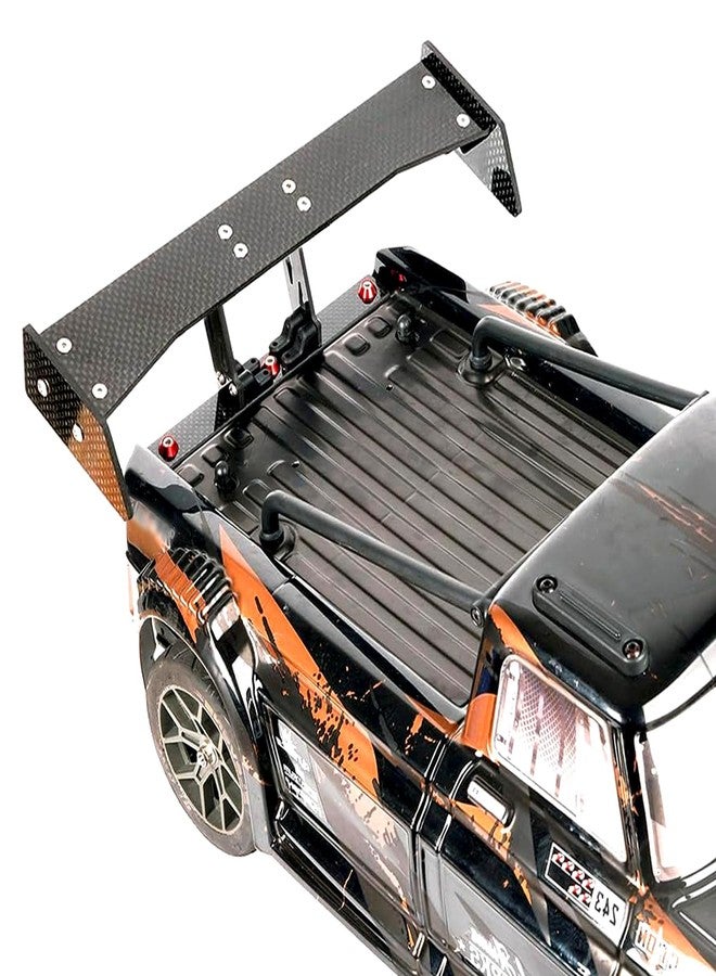 MOSHNOLY Carbon Fiber Tail Rear Wing for Arrma 3S 1/8 Infraction,3 MM Thick Carbon Rear Spoiler Upgrades Replace Parts for RC Vehicle Scale Accessories ARA480049(1/8 3S Infraction-Regular Size Style) - Image 1